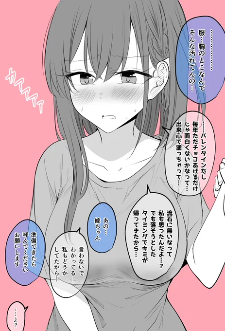 バレンタインになぜか暴走してしまった嫁ちゃん(2/2)