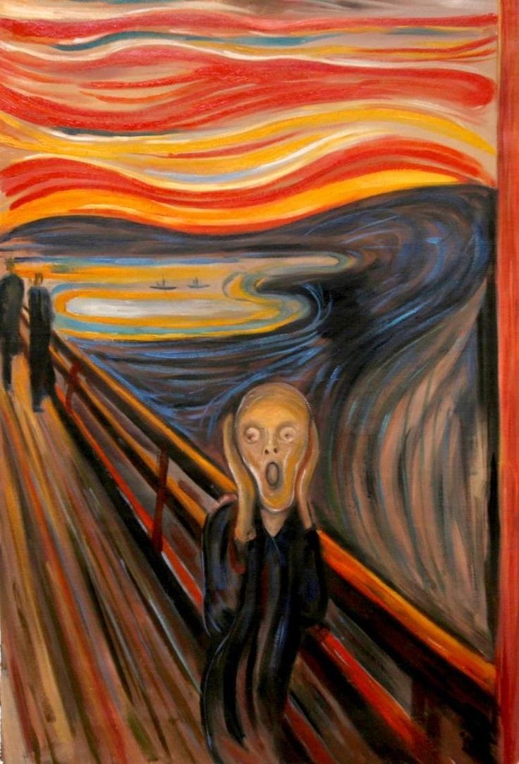 kitapmesrep's tweet photo. Edward Munch’un Çığlık adlı tablosunun arka plandaki kızıllığın nedeni Krakatoa volkanının 1883 yılındaki püskürmesinde atmosfere yayılan kükürtdioksitmiş. https://t.co/KZKrYPURVh