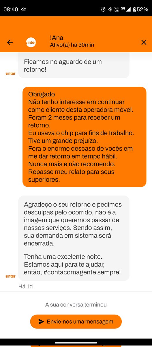 IsoladoSocial's tweet image. #InterCel sendo bem ruim de suporte