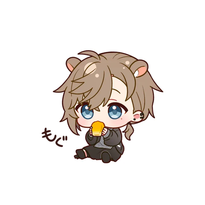 ほっぺがぱんぱんになっても食べようとする 