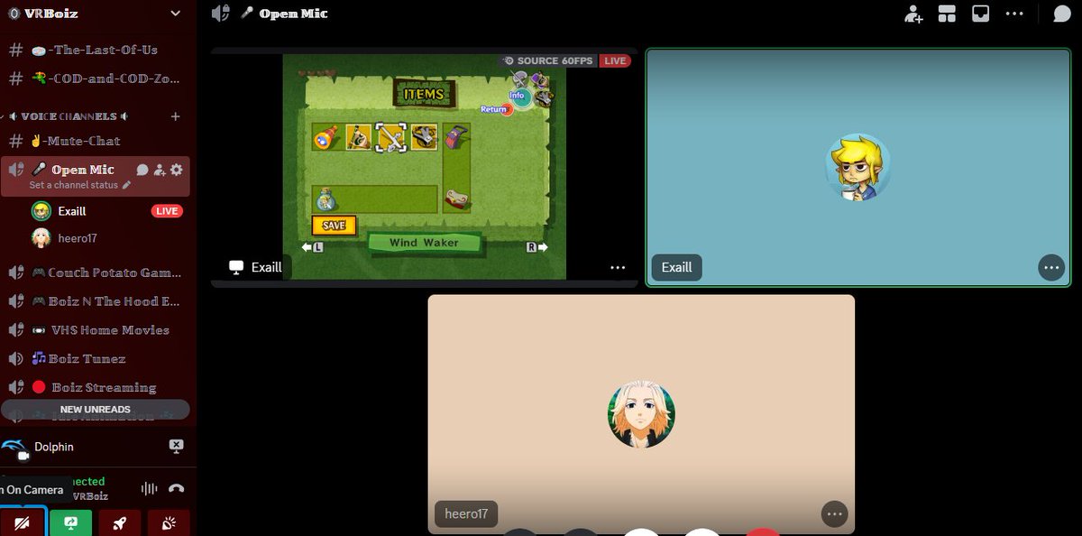 TheRealExaill's tweet photo. nothing like playing windwaker on my discord and remembering great times of the old days of vrc @heero17 https://t.co/soFKOmuY75