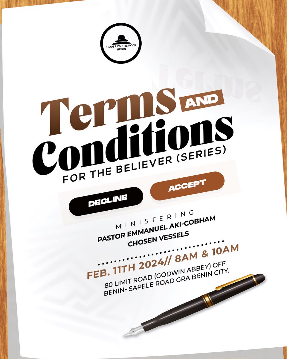 HOTR, Benin City tweet media