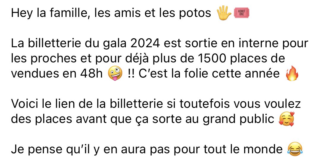 hellinecfd's tweet photo. 1500 places en 48h 😳😳 https://t.co/jfgj01W5wQ