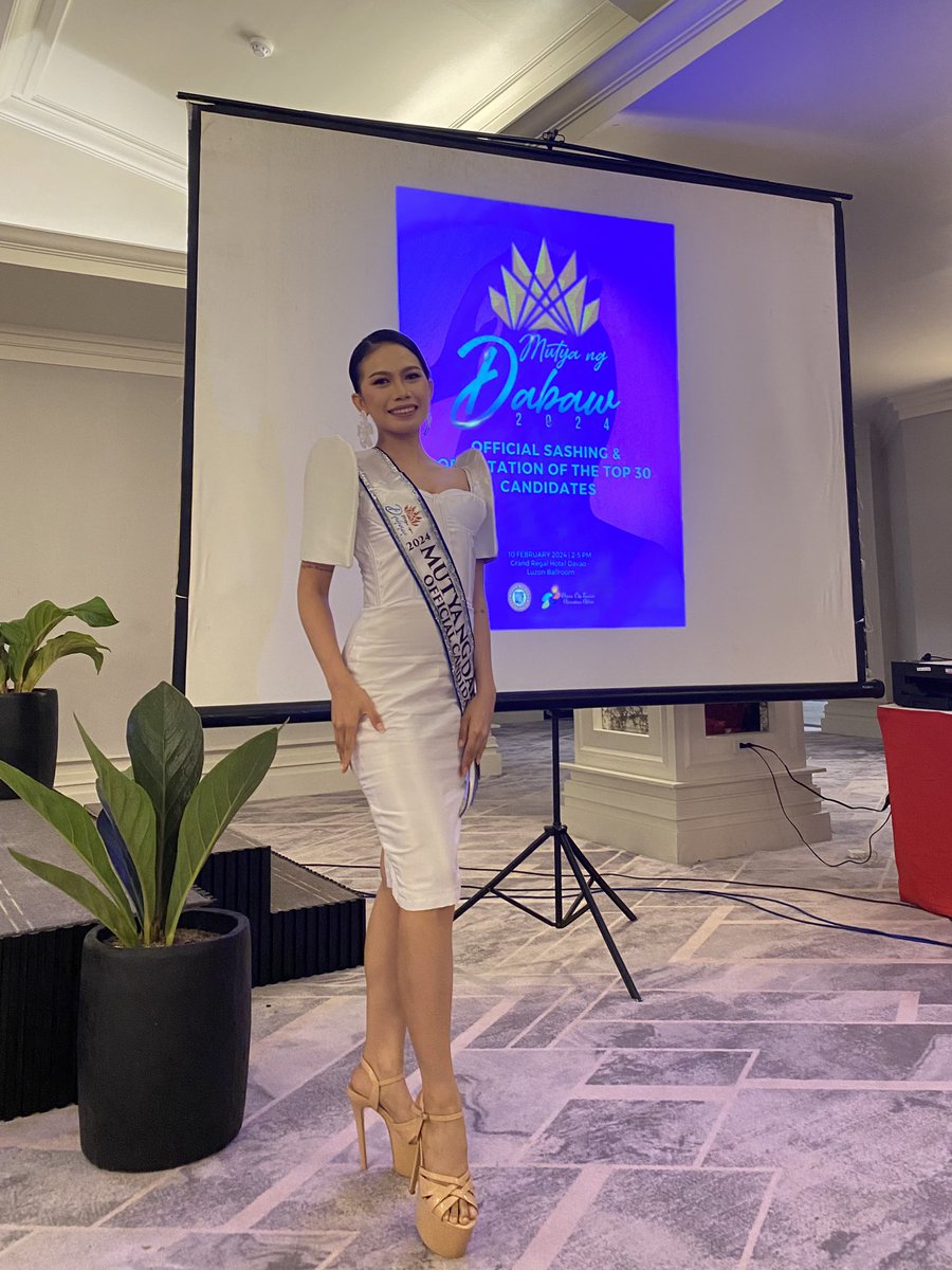 screened straight after getting back to Davao from “FATE in NCC” and yey— your girl made it to the Top 30 cut for Mutya ng Dabaw 2023 💛