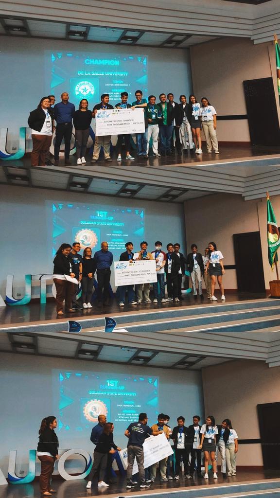 UPCES's tweet photo. IT'S A WRAP!

Congratulations to all of the AutoMATHic 2024 winners! See you next year 💙

#UPCES
#AutoMATHic2024 https://t.co/8BLmbdeoAn