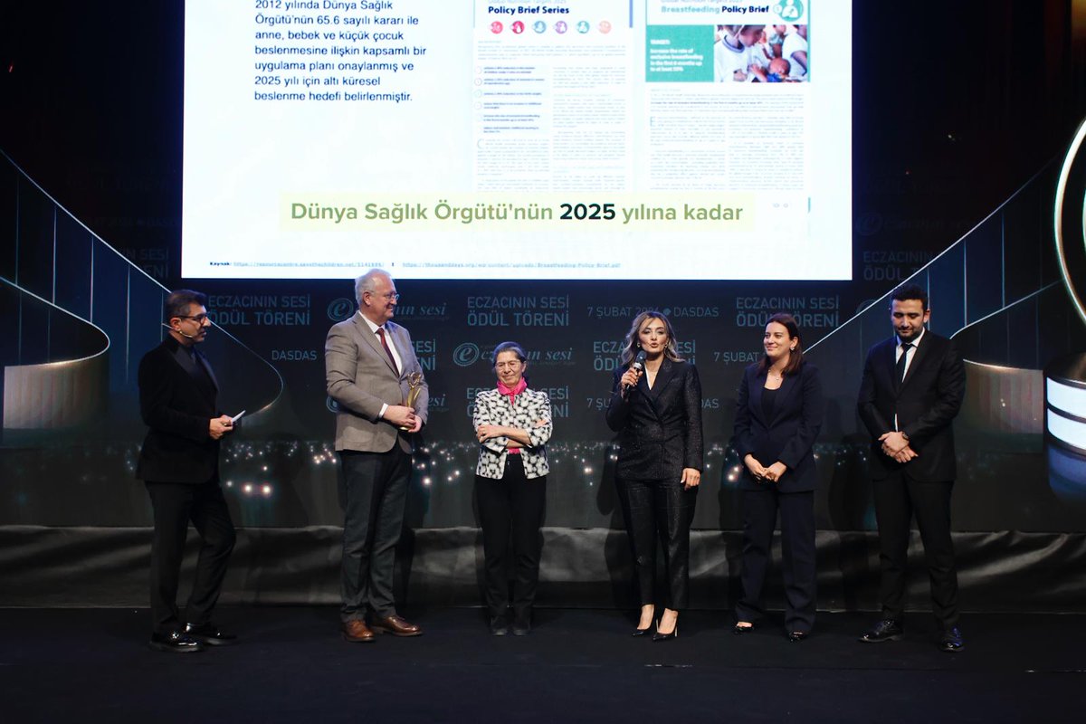 Etkin Eczacılık Derneği olarak,  Eczacının Sesi Ödül Töreni'nde "Bebeğinizin Sağlığı Sütünüzde Saklı" projemizle Toplum Sağlığı Ödülü'ne layık görüldük. Eczacının Sesi'ne bu anlamlı ödül ve organizasyon için teşekkür ederiz.❤️