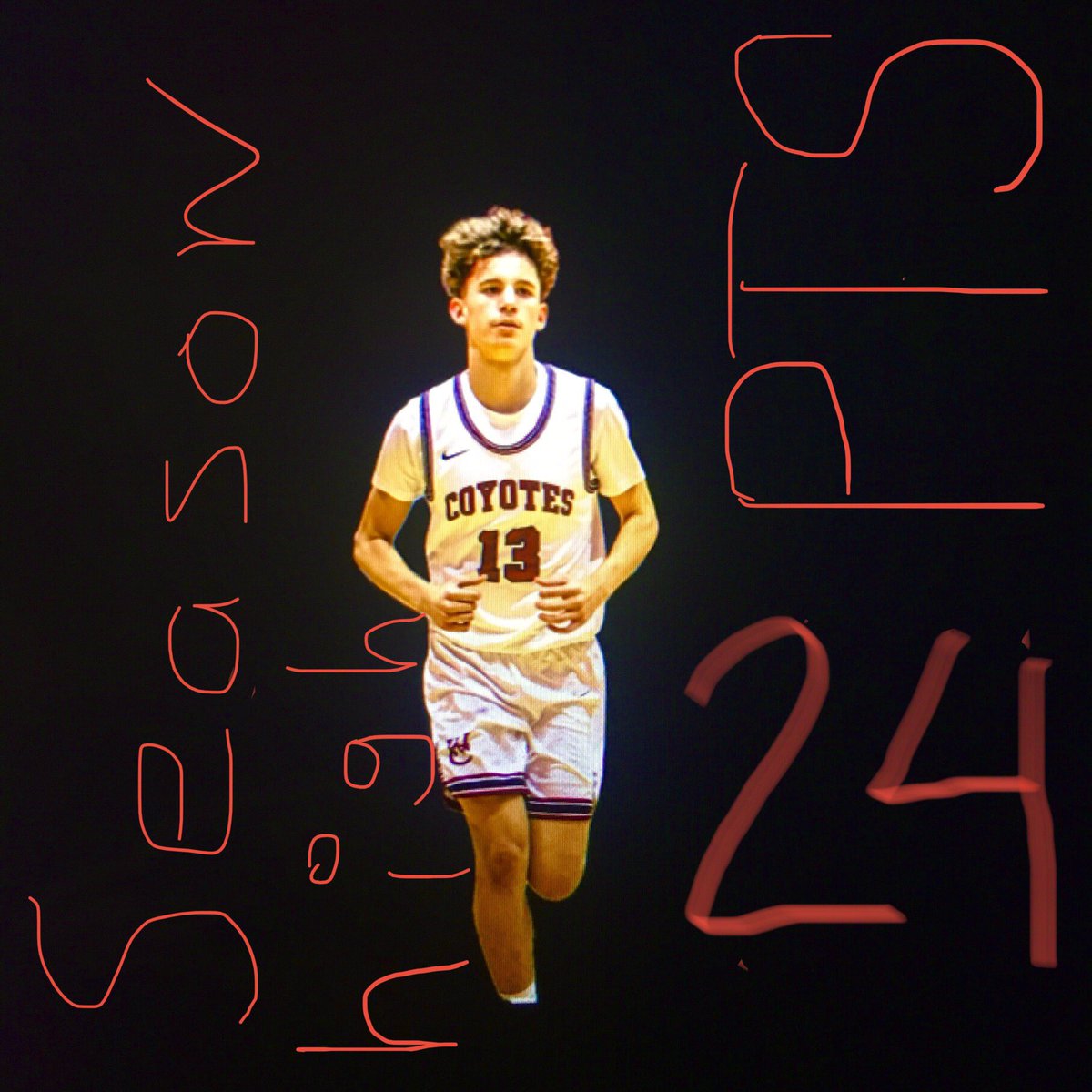 Tobias Santiago of the West Creek Coyotes performed on senior night:

24 Points ( Varsity Career High )
5 Rebounds
2 Steals
2 Assist
8/9 FG
5/6 3PT
3/3 FT

The first 20-point game this season, plus the WIN 🔥🔥