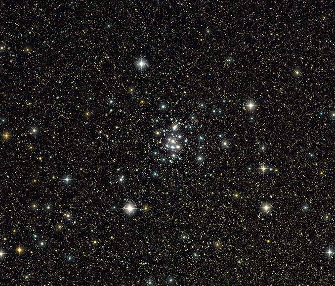 Messier 44 in Cancer, better known as the Beehive Cluster, has few rivals as an open star cluster in the entire sky. Read our observing guide: astronomynow.com/2024/02/09/get…