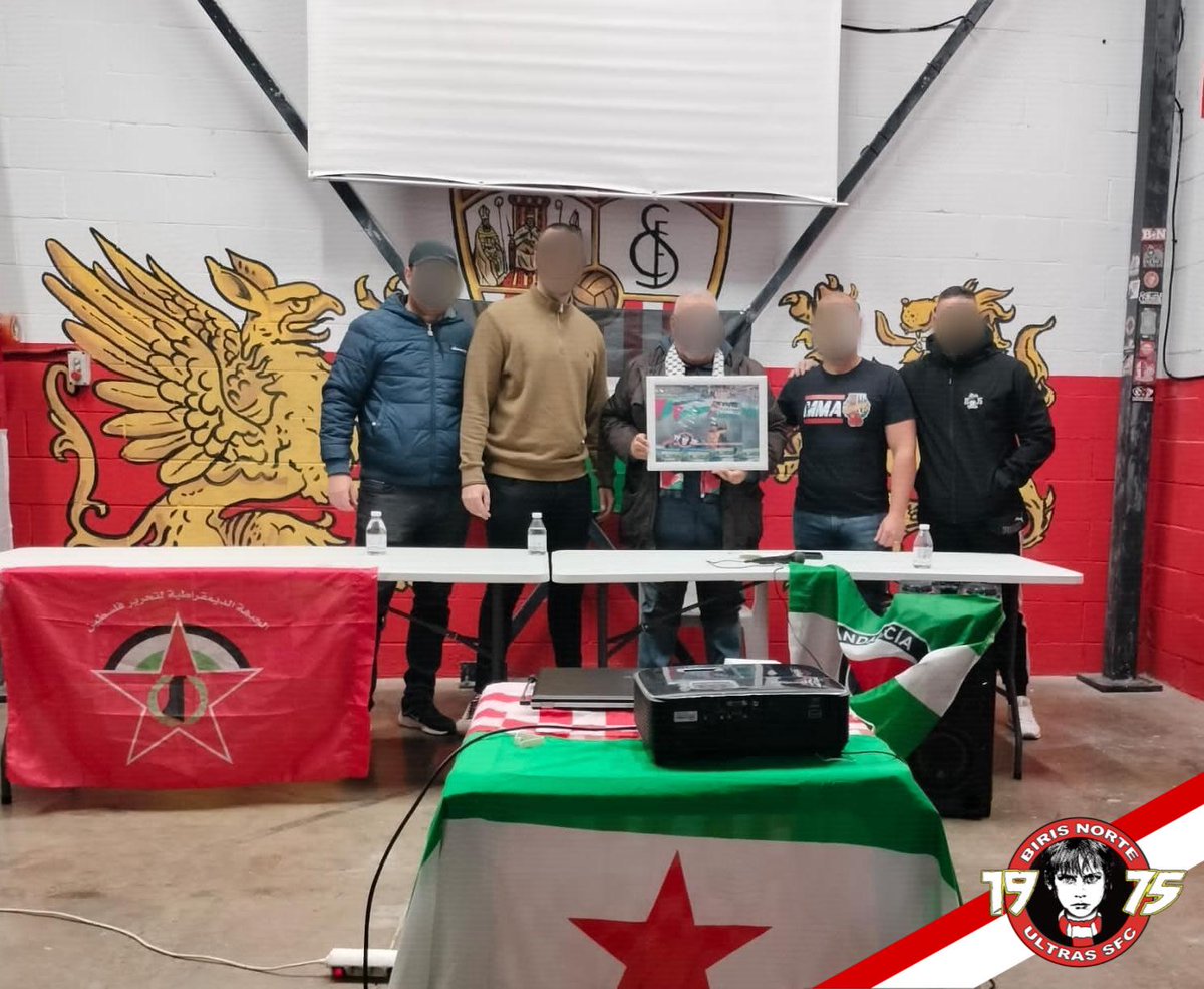 birisoficial's tweet photo. Ayer tuvimos la oportunidad de conocer más de cerca el genocidio que se está llevando a cabo en Palestina de la mano de un miembro del F.D.L.P (Frente Democrático por la Liberación de Palestina).

Ejemplo de lucha, ejemplo de resistencia. ¡Palestina vencerá! https://t.co/eKA5SfVp6T