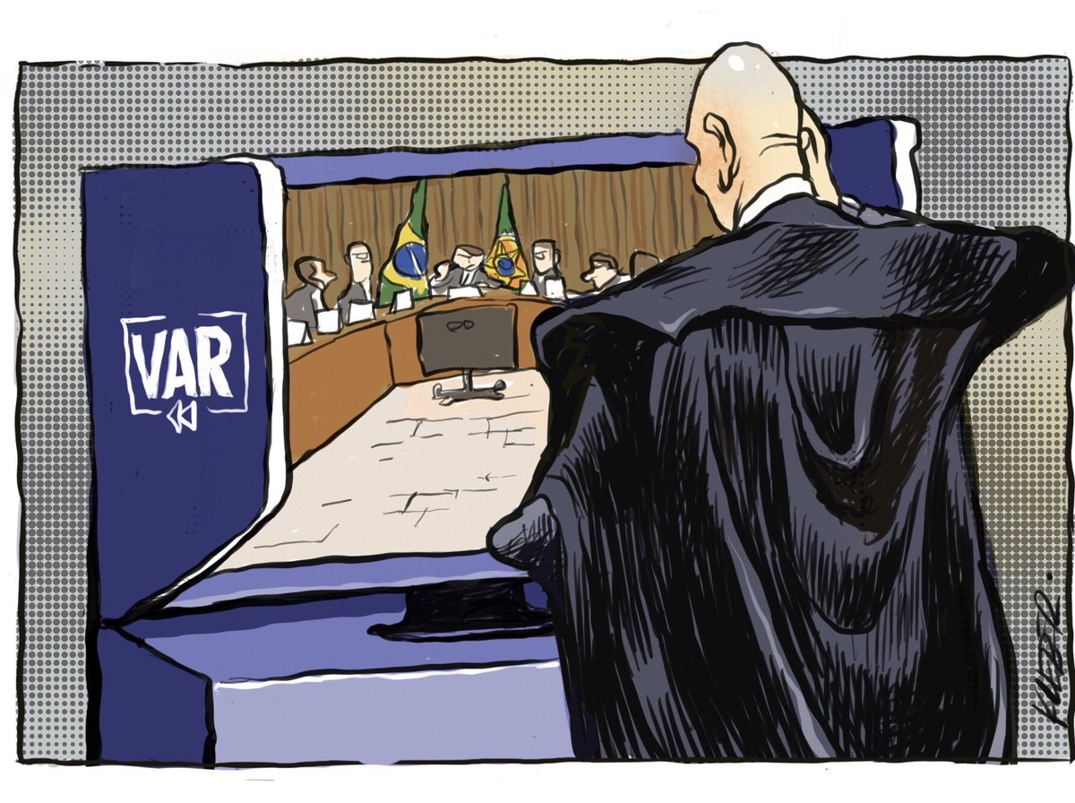 Charge de hoje no @correio . Direto da sala do VAR.