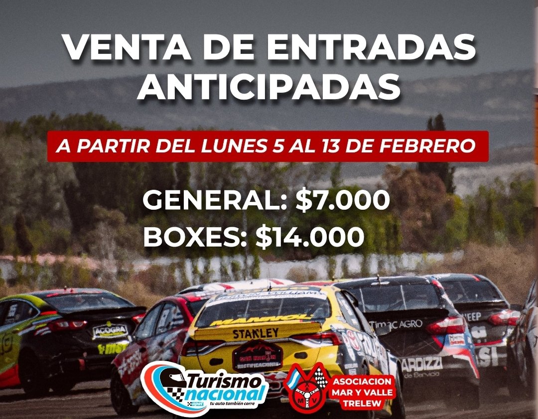 Se viene la apertura de un año a todo espectáculo ya estan a la venta las entradas para ver al TN en <a href="/asocmaryvalle/">AsociacionMaryValle</a> de Trelew, todo te lo contamos en el Clásico de la Tarde Mundo Sport. @ArgentinaAm570