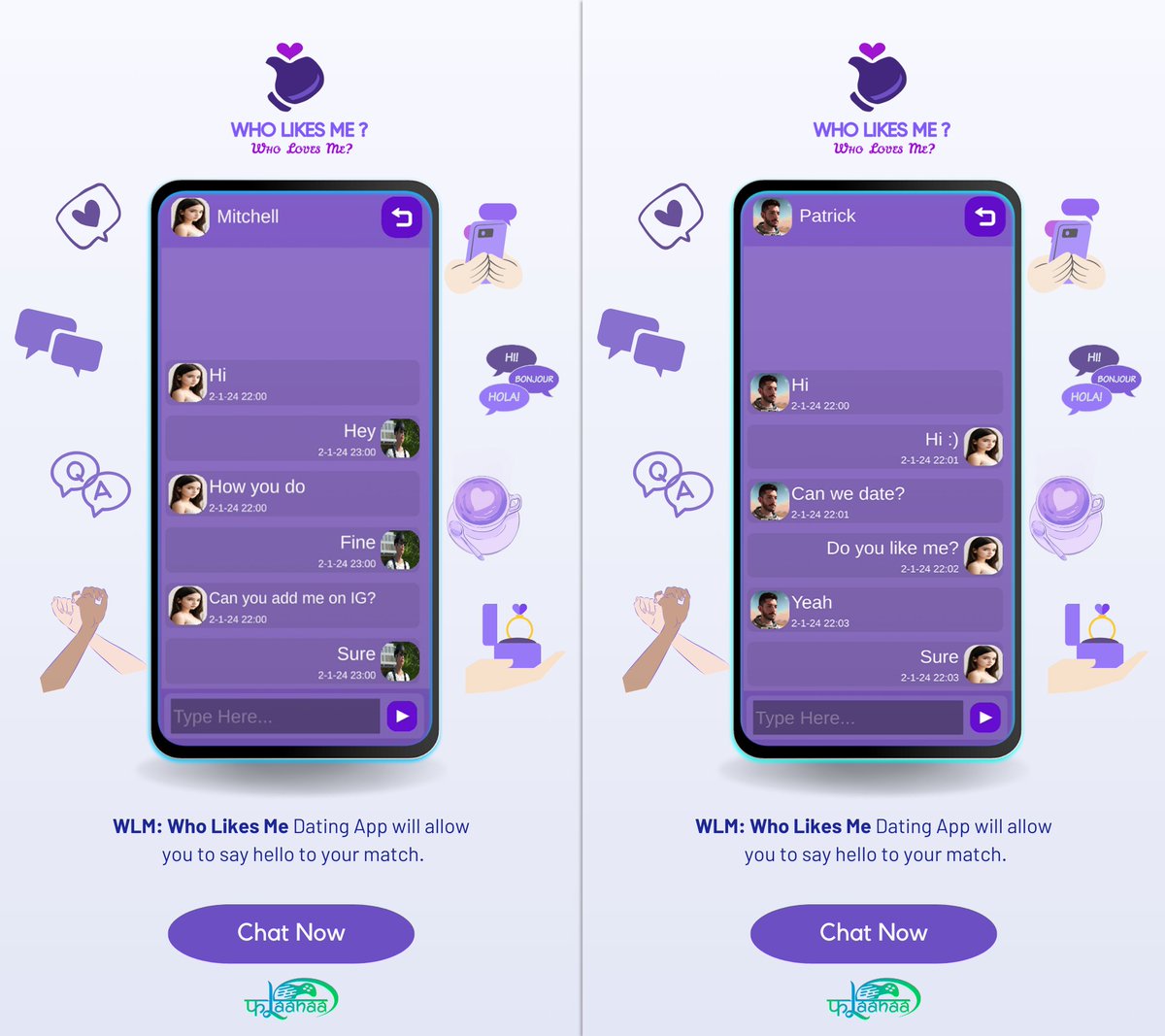 flaanaagames's tweet photo. Chat with your matches for further engagement!
WLM: Who Likes Me | Dating App

#wlm #wholikesme #dating #app #2k24 #matrimony #flaanaa https://t.co/8YohpauW81