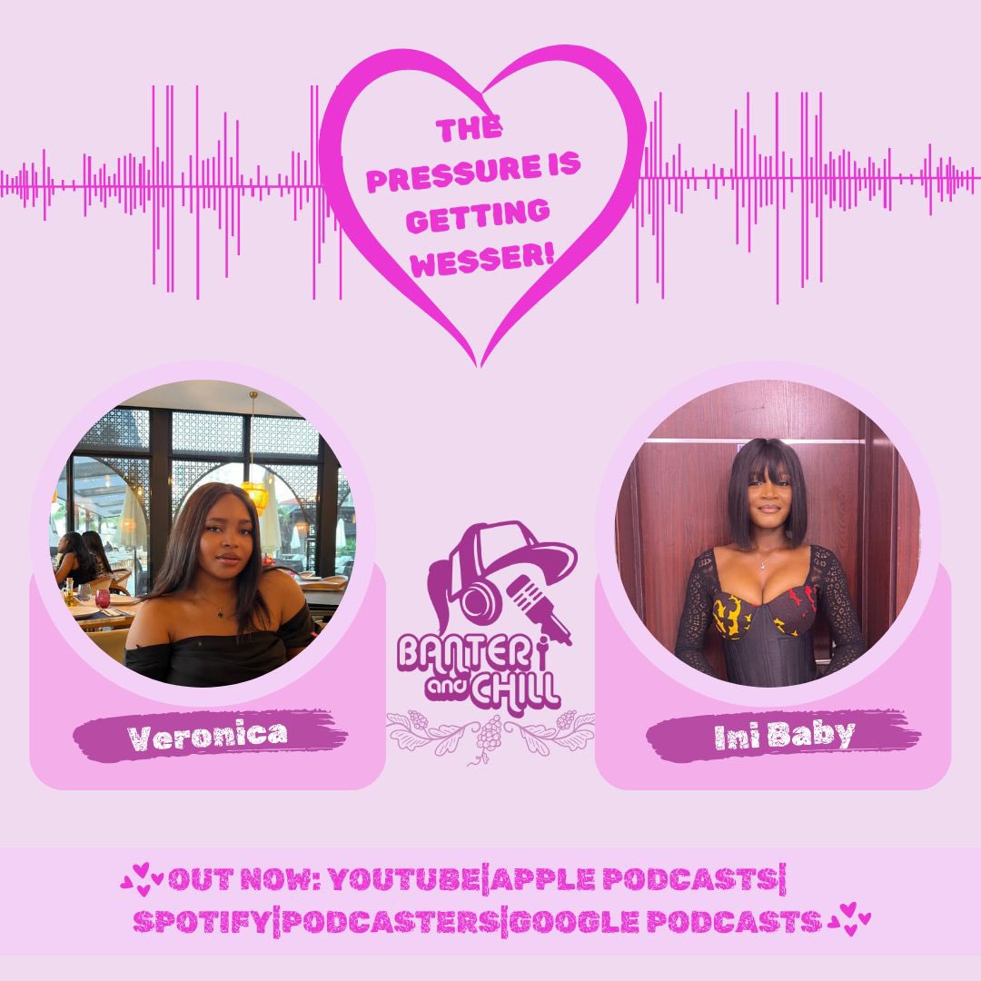 BanterNChill's tweet photo. 💌 Valentine's around the corner! Whether you're feeling the "awwwnn" or the pressure, our latest episode has you covered. 
Veronica and Ini dive into modern love and dating. Tune in for some feel-good vibes! Listen now 🎧: https://t.co/pIBvtyjDcn
#ValentinesVibes https://t.co/oXv1Ou7WRd
