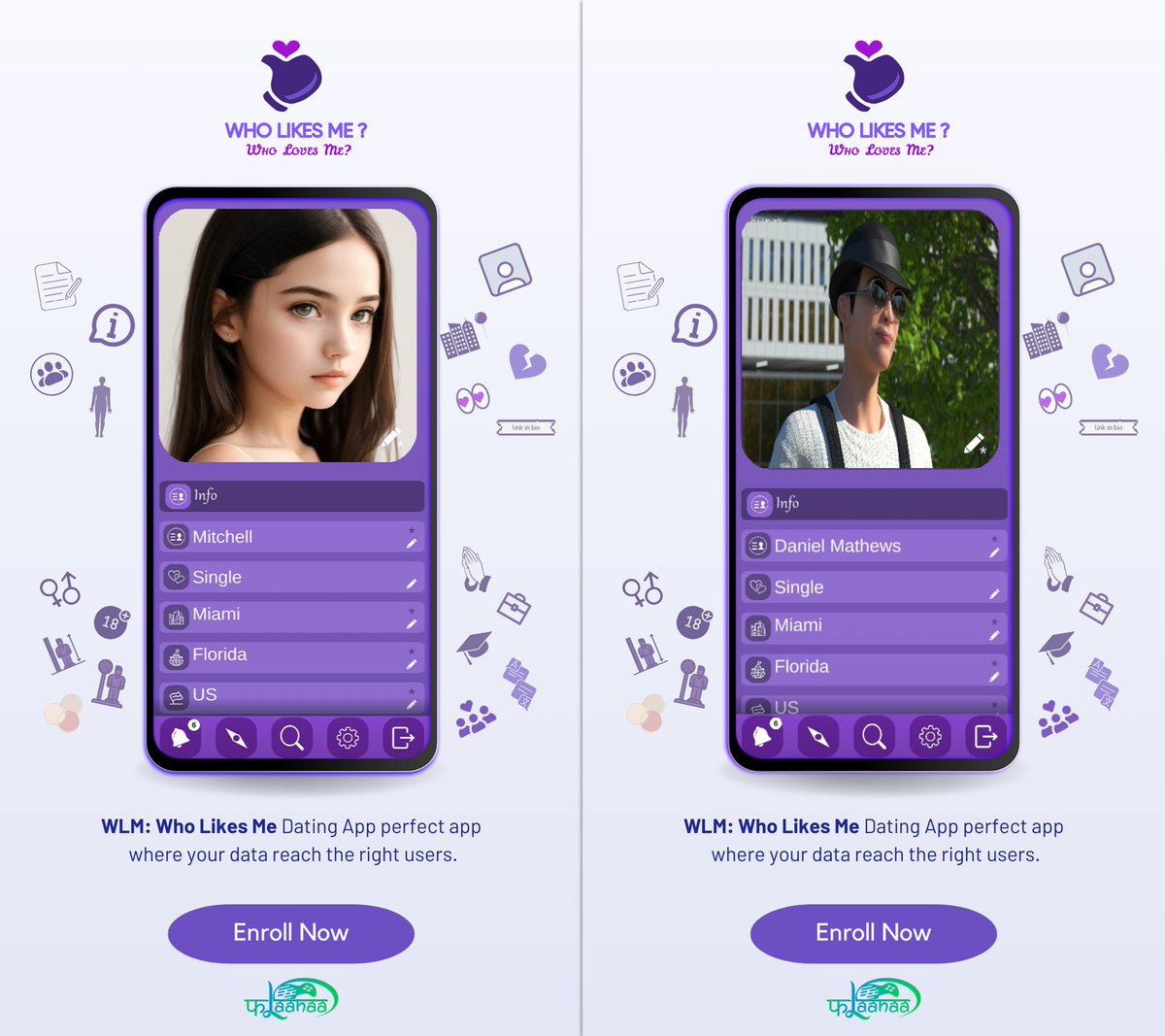 flaanaagames's tweet photo. Add yourself today and get matched!
WLM: Who Likes Me | Dating App

#wlm #wholikesme #dating #app #2k24 #matrimony https://t.co/6qCulSrscw