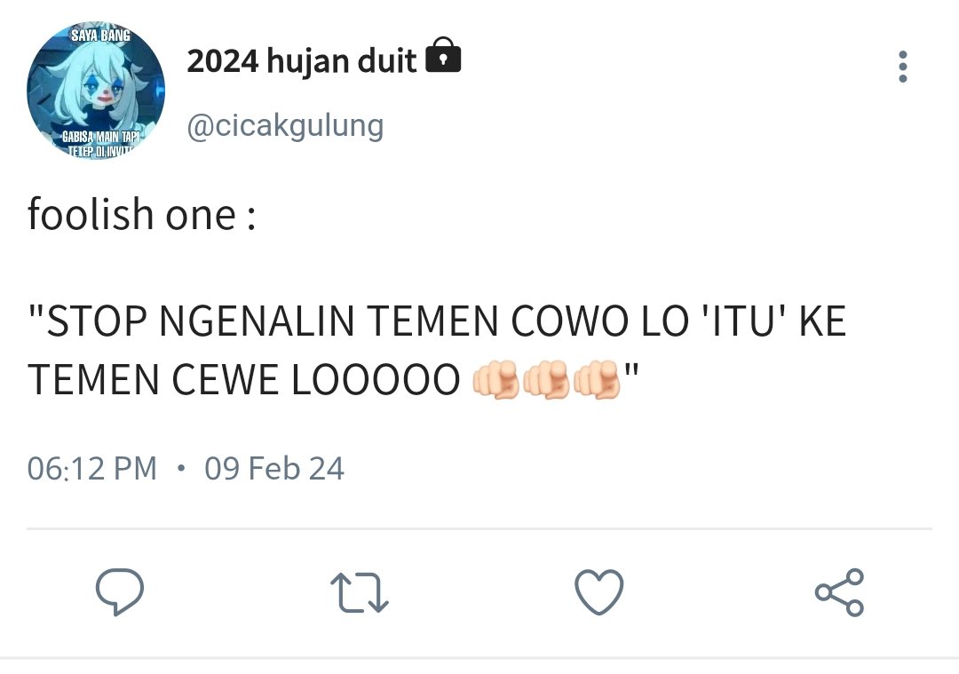 foolish one

haechan few tweets au
