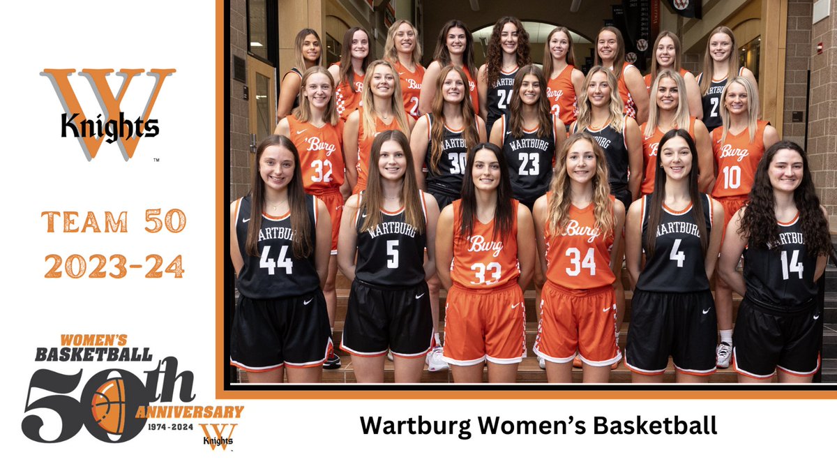 Hope you are able to come and support Team 50 today!
2pm vs Buena Vista
*Senior Recognition prior to game
*50 years of Wartburg WBB celebration following the game
#50yrsWartburgWBB