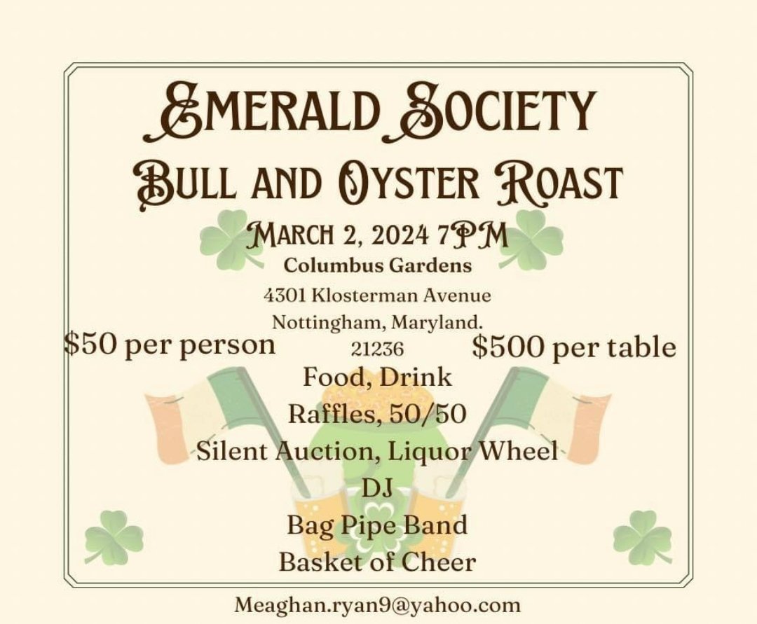 Metropolitan Baltimore Fire Emerald Society tweet media