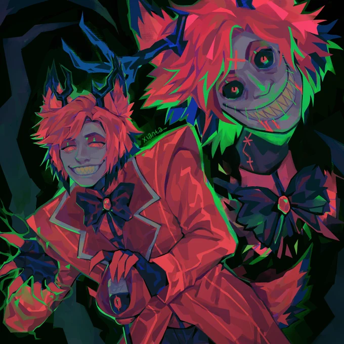 [ eye strain / eye contact] #HazbinHotel #Alastor 