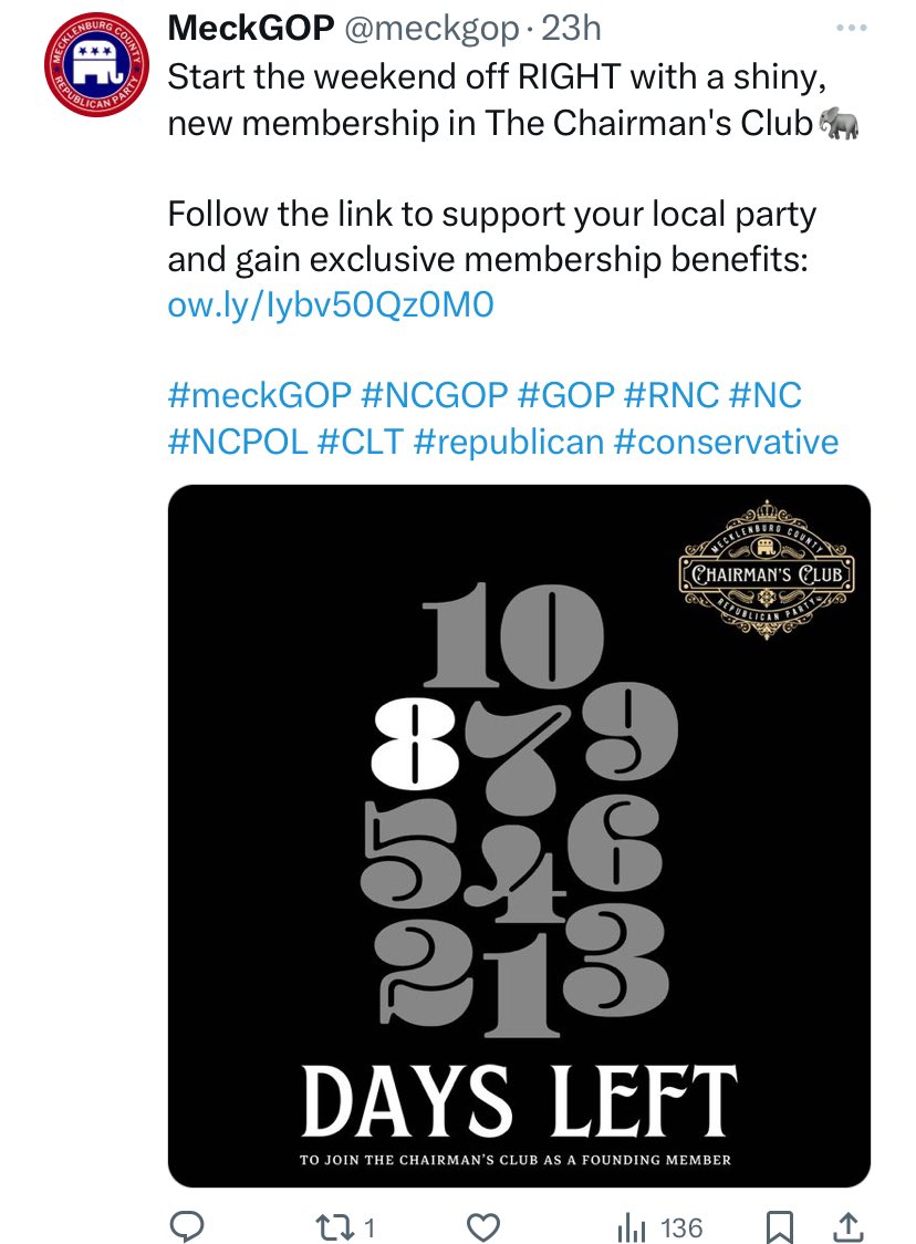 MovingNCForward's tweet image. When you give, you help pay off the $72,000 shiny debt of the @NCGOP incurred by Michael Whaley, champion liar on elections and J6, who rigged his own election. 

Become a loan payoff member today. 

#ncpol #ncgop #meckgop #ClT #condebt
