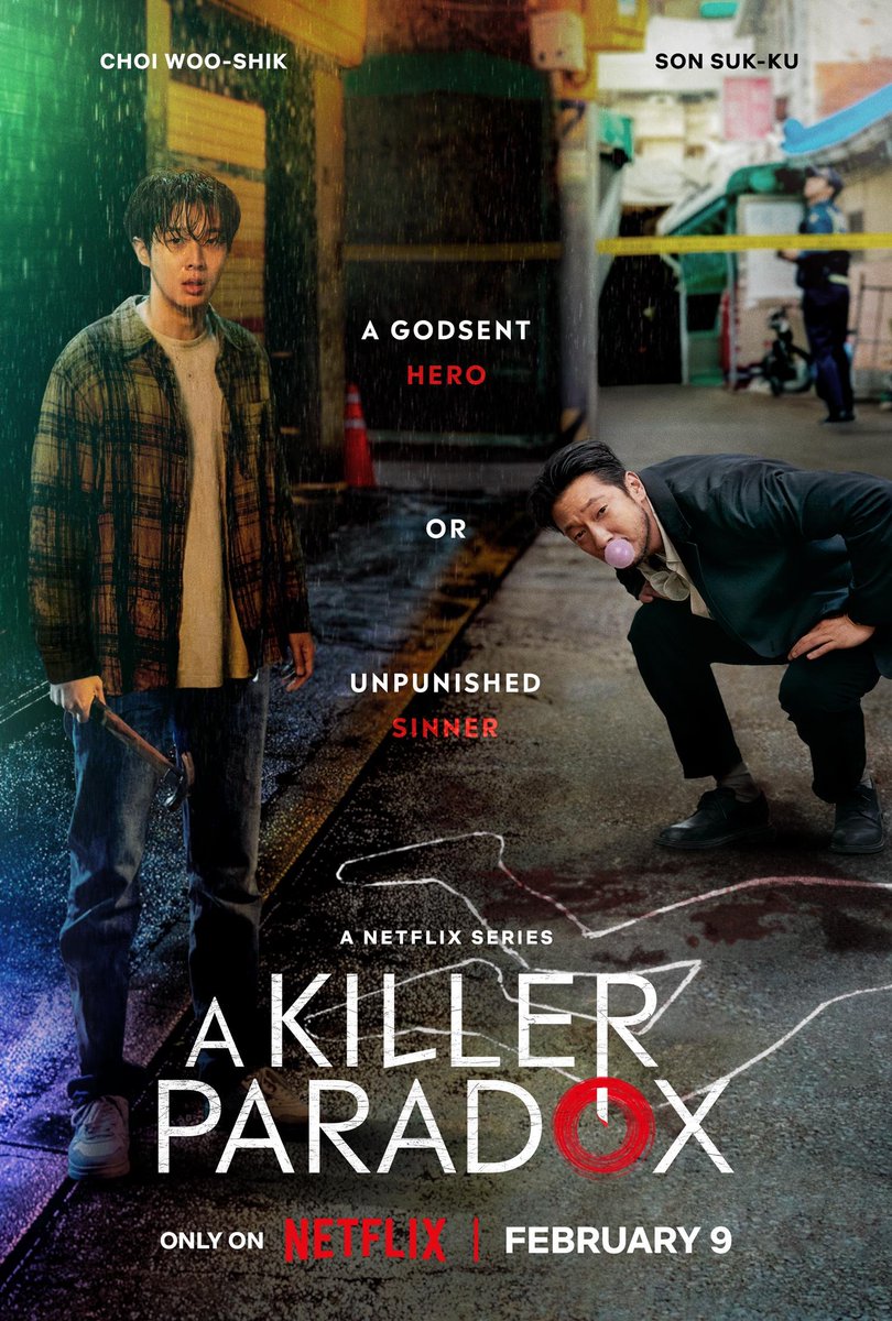 cultscreen's tweet photo. "A KILLER PARADOX” by Lee Chang-hee ("Strangers from Hell", "The Vanished") has premiered on Netflix. This South Korean thriller mini series features Choi Woo-sik (“Parasite”) and Son Suk-ku (“D.P.”) in the lead roles. https://t.co/r89V0owyjU
