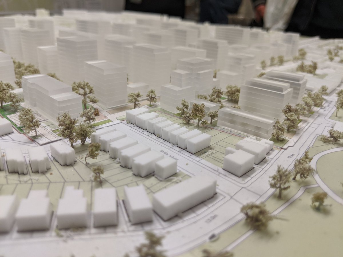 Flashback to 4 years ago when the scale of the Cambridge Road Estate's high-density regeneration went on show &amp; Norbiton's new destiny as the high-rise heart of Kingston's suburbia was revealed. #ConcreteJungle #CRE #Development