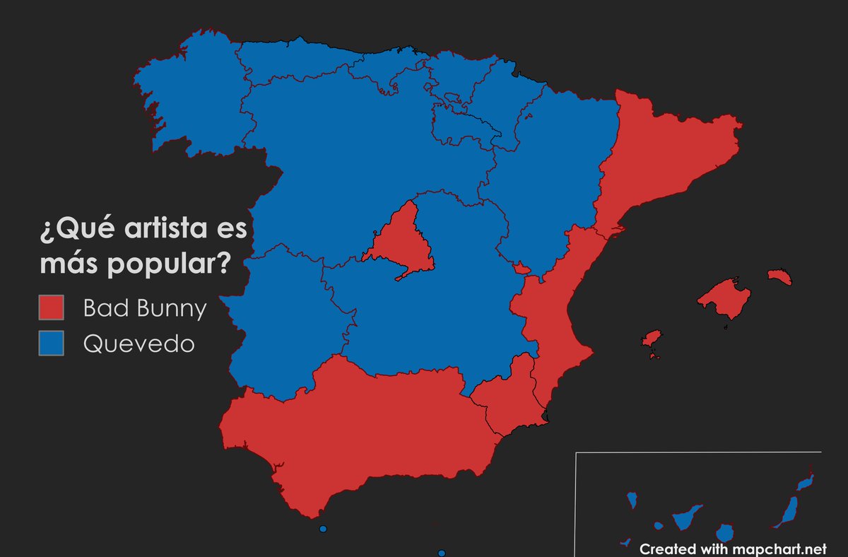 ¿Quién es más popular, Quevedo o Bad Bunny?