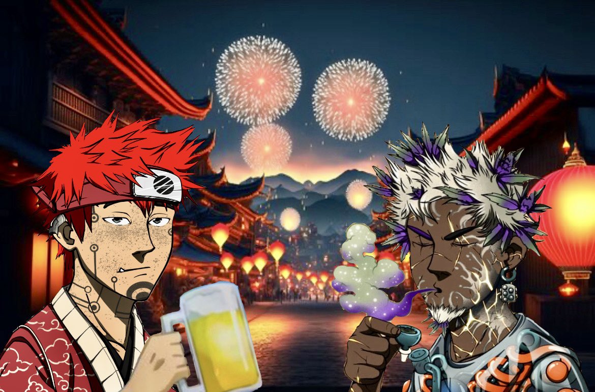 Suteki_NFT's tweet photo. Happy Lunar New Year everyone.
Love from #Suteki! 🧧🐉🍜
#OSSU #anime #LunarNewYear2024 #ChineseNewYear2024 #SolanaCommunity #SolanaNFTs #solanaart #nftart https://t.co/CN9NpPE9dg