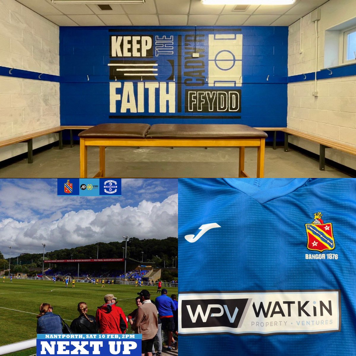 efail123's tweet image. Home to Caersws @Bangor1876 ⚽️🔵🔴 #kitman