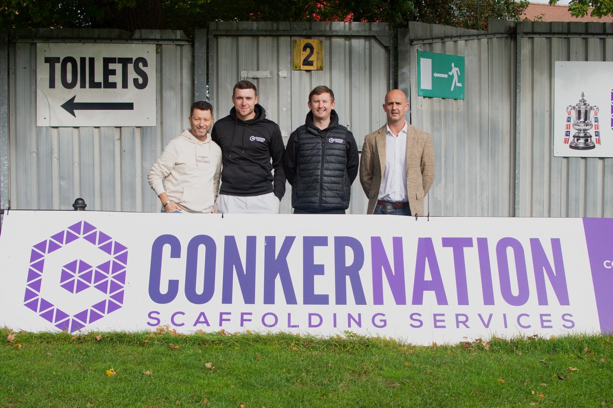 stalbanscityfc's tweet photo. 🤝 Today's Matchday Sponsor is @ConkerNation 

ℹ️ Conker Nation have a talented team who provide scaffolding services and access solutions to residential, commercial and industrial projects in the home counties and London. 

🙌 Thank you for your support.

 #SACFC 😇 https://t.co/SFL4oPqT6O