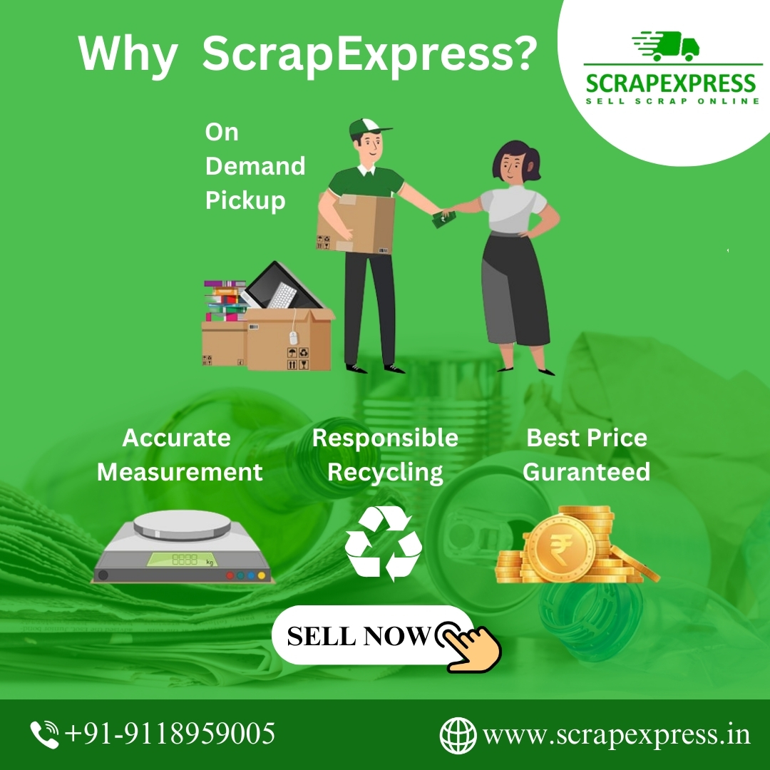 🌱 Start your sustainable journey with ScrapExpress! 📱 Embody the 3 R's - Reduce, Reuse, & Recycle, all at your fingertips.♻️

Call : 9118959005
Visit : scrapexpresss.in

#ScrapExpress #SustainabilityRevolution #EcoFriendlyLiving #ReduceReuseRecycle #GoGreen #SaveTheEarth