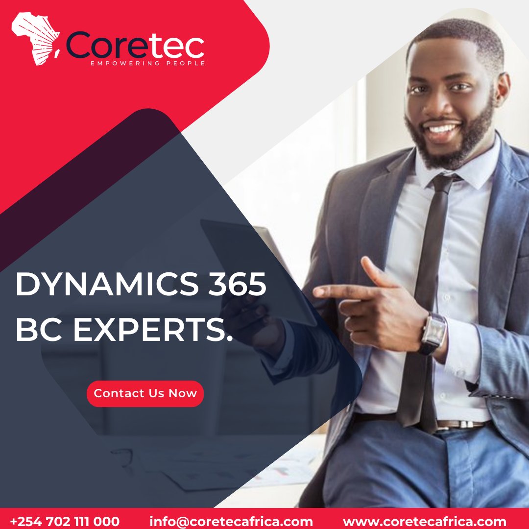 Have a Microsoft Dynamics project? Work with Africa's top experts to help you implement, customize, and support your next Dynmics 365 Business Central project.

Get in touch with us today and let us plan the success of your project.

#dynamics365BC