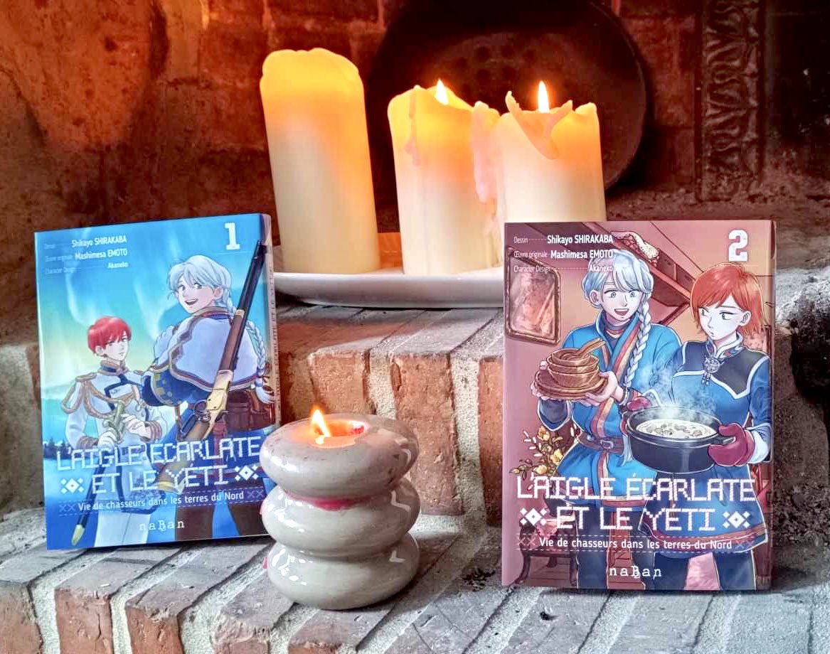 NabanEditions's tweet photo. On a reçu la sortie qu’il ne faudra pas manquer dès le 23 février prochain en librairie ! ☺️

« L’aigle écarlate et le yéti » de @shikayo12 et @EmotoMashimesa va enfin voir le jour en physique en France ! 😭

Petite merveille également disponible en numérique sur @piccoma_FR https://t.co/7s6qKMJjX3
