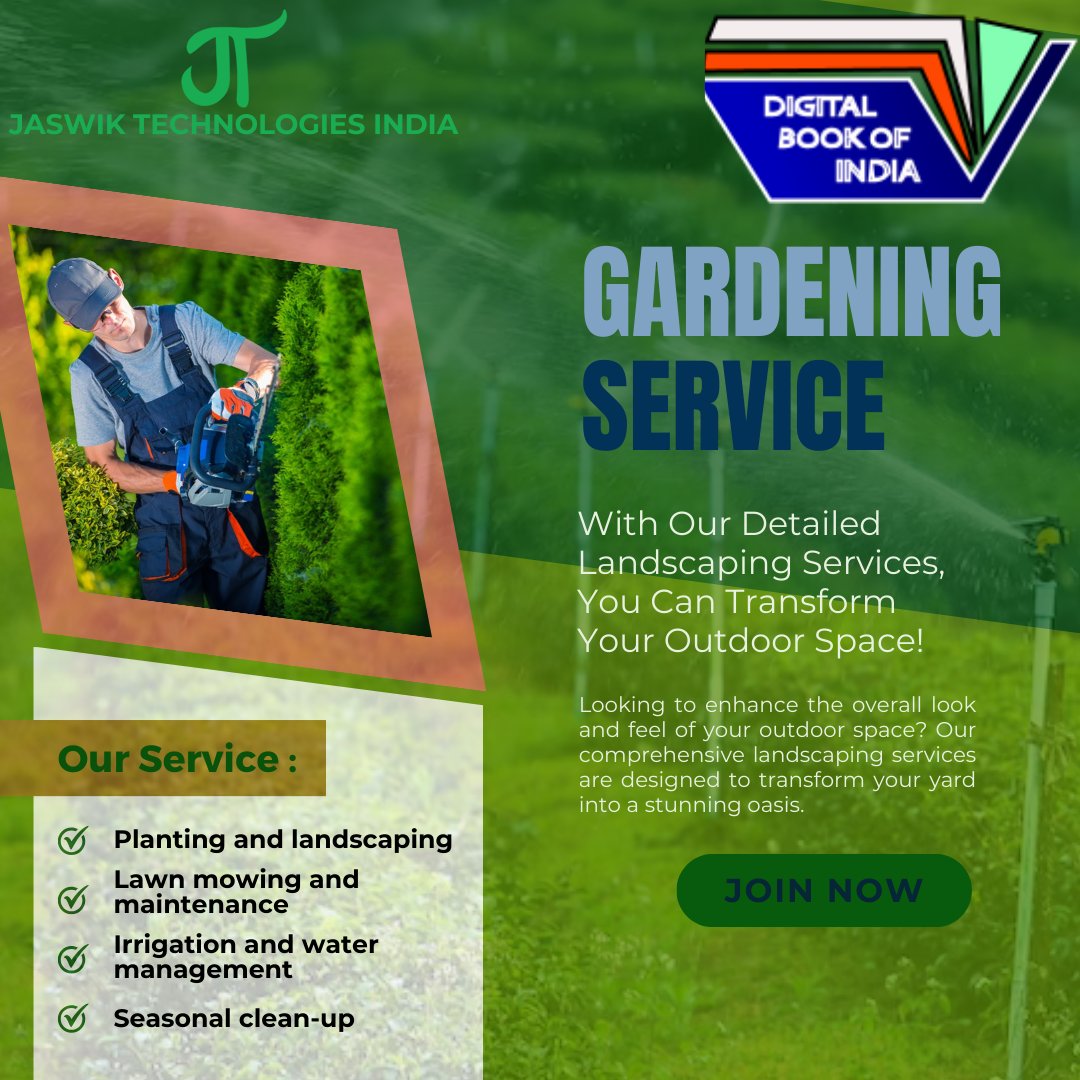 Green Thumb Alert! Transform Your Space with Our Gardening Services
#jaswiktechnologyindia #digitalbookofindia #gardeningservices #gardening #gardener #gardenersofinstagram #lawncare #cleaningservices #lawnstripes #gardeninspiration #gardeninglife #ladygardener #leicester