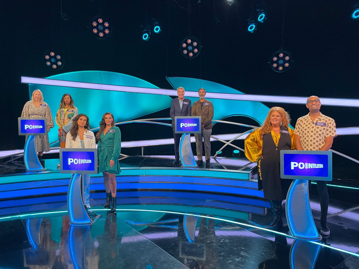 Battling it out for a @TVsPointless trophy and charity cash partnered with the marvellous @TherealNihal    See how we do tonight on @BBCOne at 8.35