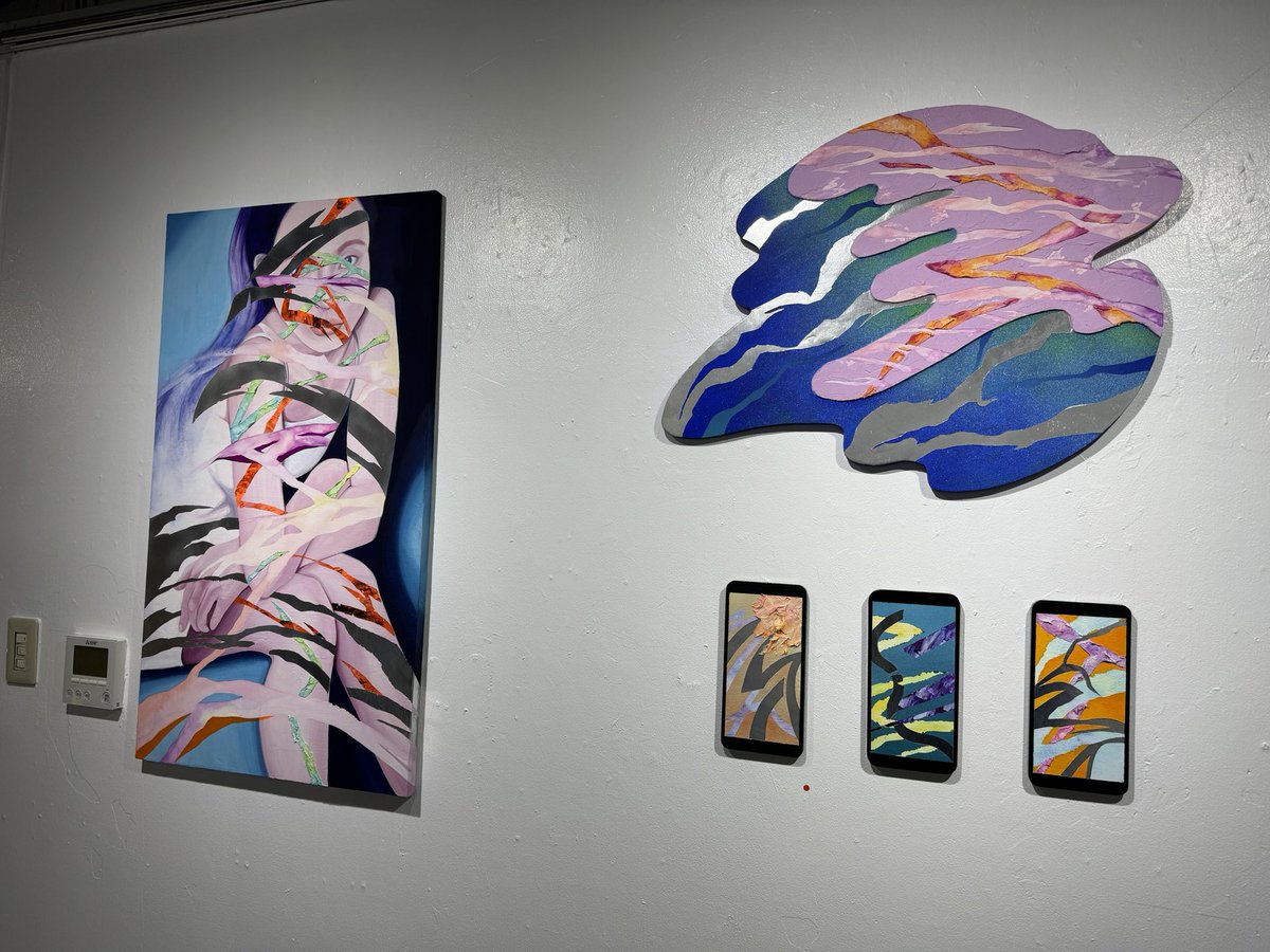 andrew_roses's tweet photo. 𝗔𝘆𝗮 𝗦𝗛𝗜𝗠𝗢𝗛𝗔𝗥𝗔さんの個展行ってきた☺️色んなお話聞けて楽しかったし作品もカッコいい https://t.co/nnJpftVnGy
