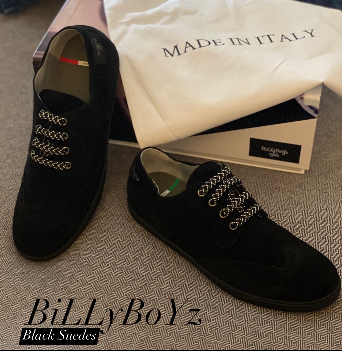 BiLLyBoYz  #Black #suede #footwear #madeinitaly #linkinbio  #billyboyz