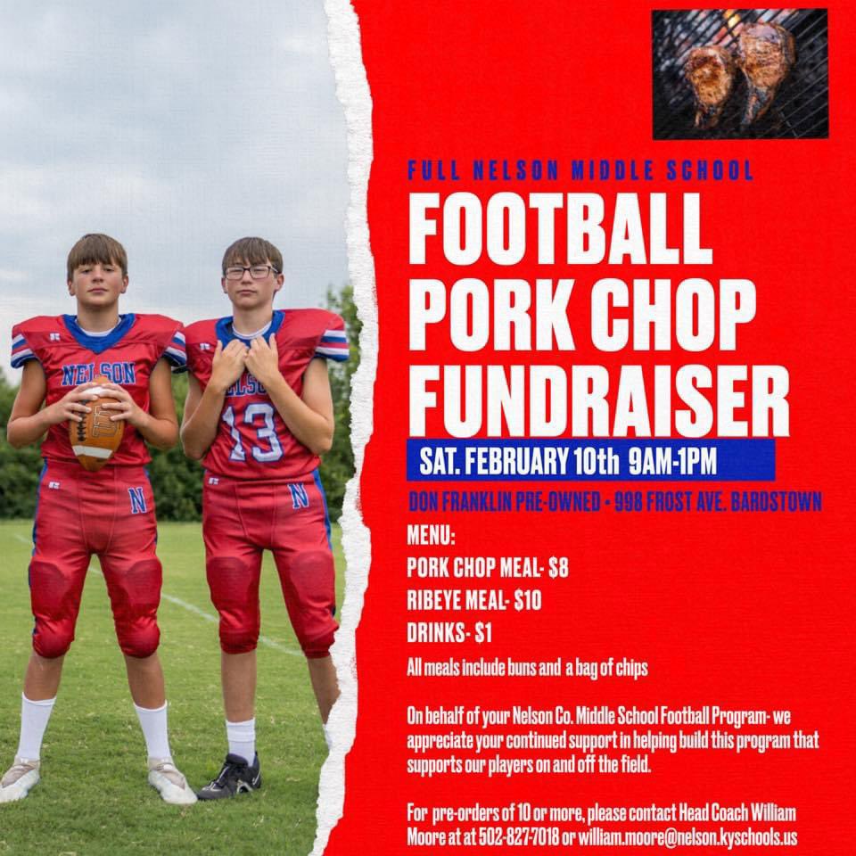 Go get a sammich and support middle school football! #FULLNELSON