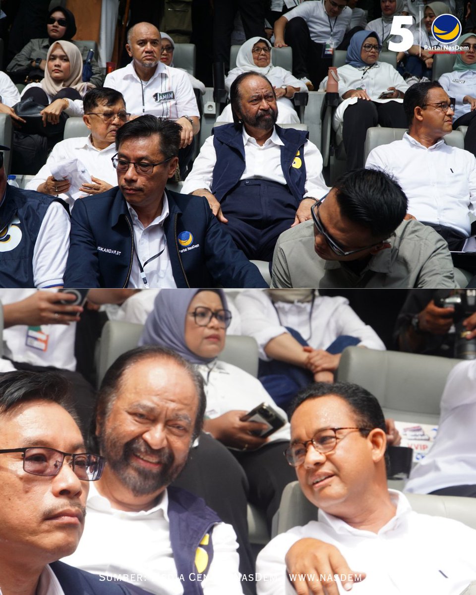 NasDem's tweet photo. Kumpul Akbar #Ber1BeraniBerubah pasangan calon presiden dan wakil presiden nomor urut 1 Anies Baswedan-Muhaimin Iskandar yang digelar di Jakarta International Stadium (JIS), Jakarta Utara, Sabtu (10/2/2024). 

Jutaan pendukung pasangan AMIN tumpah ruah memenuhi stadion JIS dan area sekitarnya untuk menyambut perubahan. 

𝐈𝐭'𝐬 𝐓𝐢𝐦𝐞 𝐑𝐞𝐬𝐭𝐨𝐫𝐚𝐬𝐢 𝐈𝐧𝐝𝐨𝐧𝐞𝐬𝐢𝐚 🇮🇩

#ItsTime #PartaiNasDem #RestorasiIndonesia  #GerakanPerubahan
