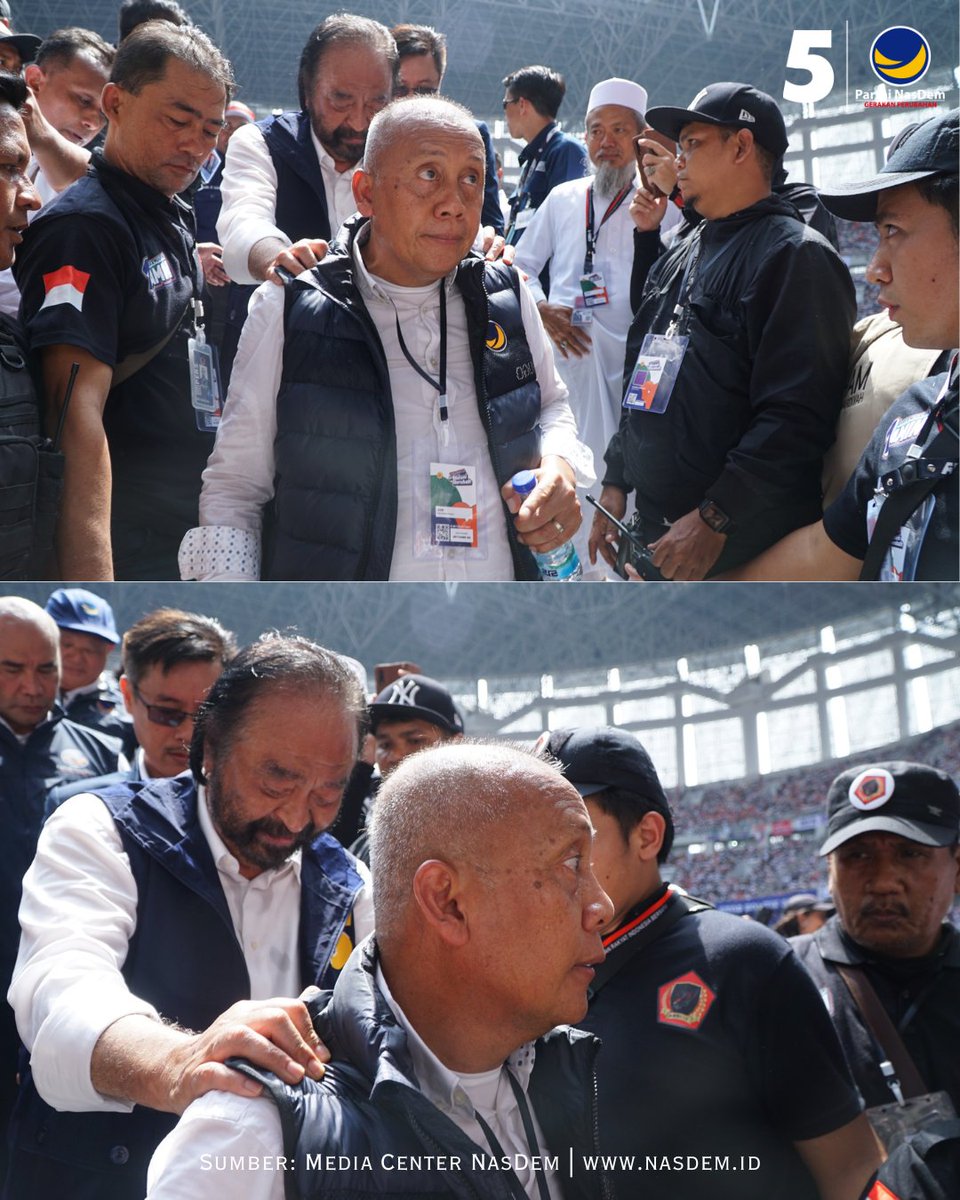 Kumpul Akbar #Ber1BeraniBerubah pasangan calon presiden dan wakil presiden nomor urut 1 Anies Baswedan-Muhaimin Iskandar yang digelar di Jakarta International Stadium (JIS), Jakarta Utara, Sabtu (10/2/2024). 

Jutaan pendukung pasangan AMIN tumpah ruah memenuhi stadion JIS dan