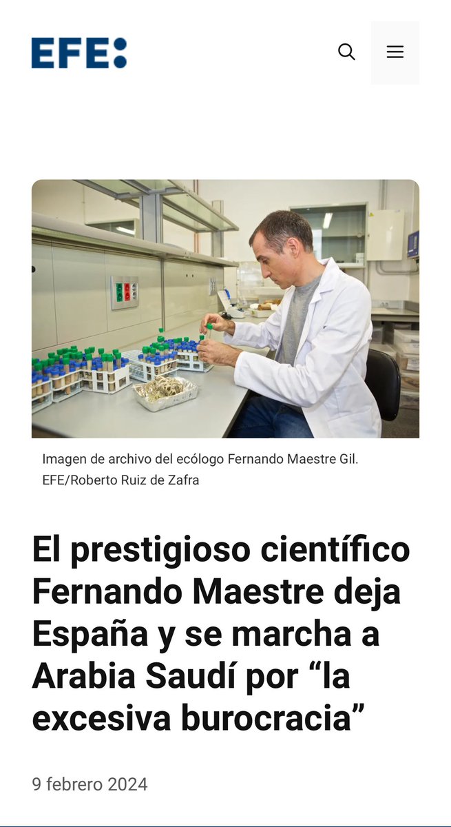 josecdiez's tweet photo. Lo peor no es que se vayan nuestros investigadores. Lo peor es que denuncian que se van por la burocracia que les impide trabajar y nadie dimitirá, nadie cambiará nada y se seguirán yendo. #StopBurocracia https://t.co/joktmWTQgq