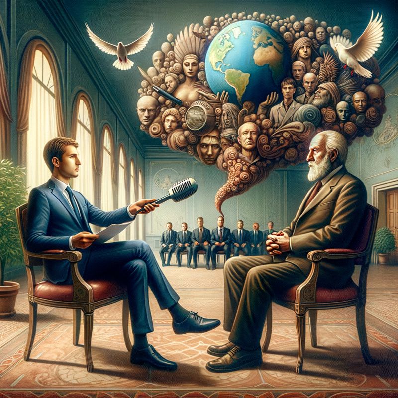 david_schicker's tweet photo. 🌍 Tucker Carlson and Putin in a world-dividing interview. The depth goes beyond the dialogue.👇

Recently, Tucker Carlson's interview with Putin became a focal point of international dialogue.

Source:
https://t.co/C5h2IThTgD https://t.co/4tMbELc7gj