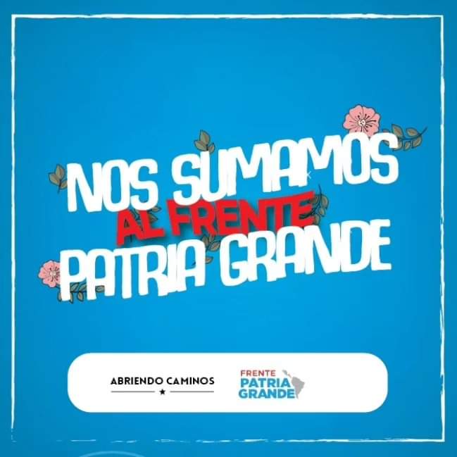abriendo_ac's tweet photo. Nos sumamos al Frente Patria Grande

👉🏽 Con entusiasmo y responsabilidad nos sumamos al Frente Patria Grande, para aportar a ese proyecto de soberanía, justicia social y transformación que nuestra patria nos demanda. https://t.co/xXvFbbdcNe