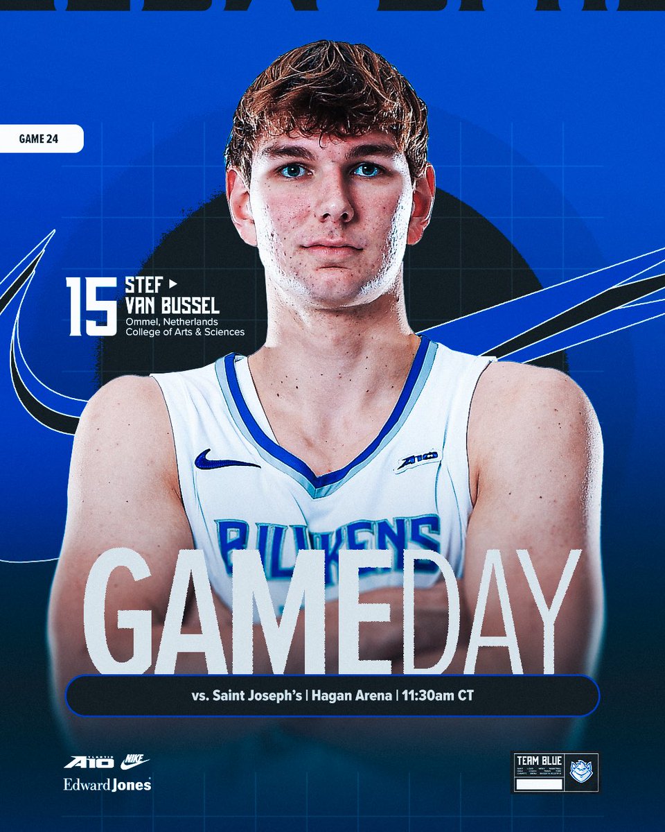 Saint Louis Men's Basketball (@saintlouismbb) on Twitter photo G A M E D A Y !
๐ <a href="/SJUHawks_MBB/">SJU Hawks MBB</a>
โฐ 11:30 AM CT
๐ Hagan Arena
๐บ <a href="/USANetwork/">USA Network</a>
๐๏ธ <a href="/KMOXSports/">KMOX Sports</a>
#SLUBillikens x #TeamBlue G A M E D A Y !
๐ <a href="/SJUHawks_MBB/">SJU Hawks MBB</a>
โฐ 11:30 AM CT
๐ Hagan Arena
๐บ <a href="/USANetwork/">USA Network</a>
๐๏ธ <a href="/KMOXSports/">KMOX Sports</a>
#SLUBillikens x #TeamBlue