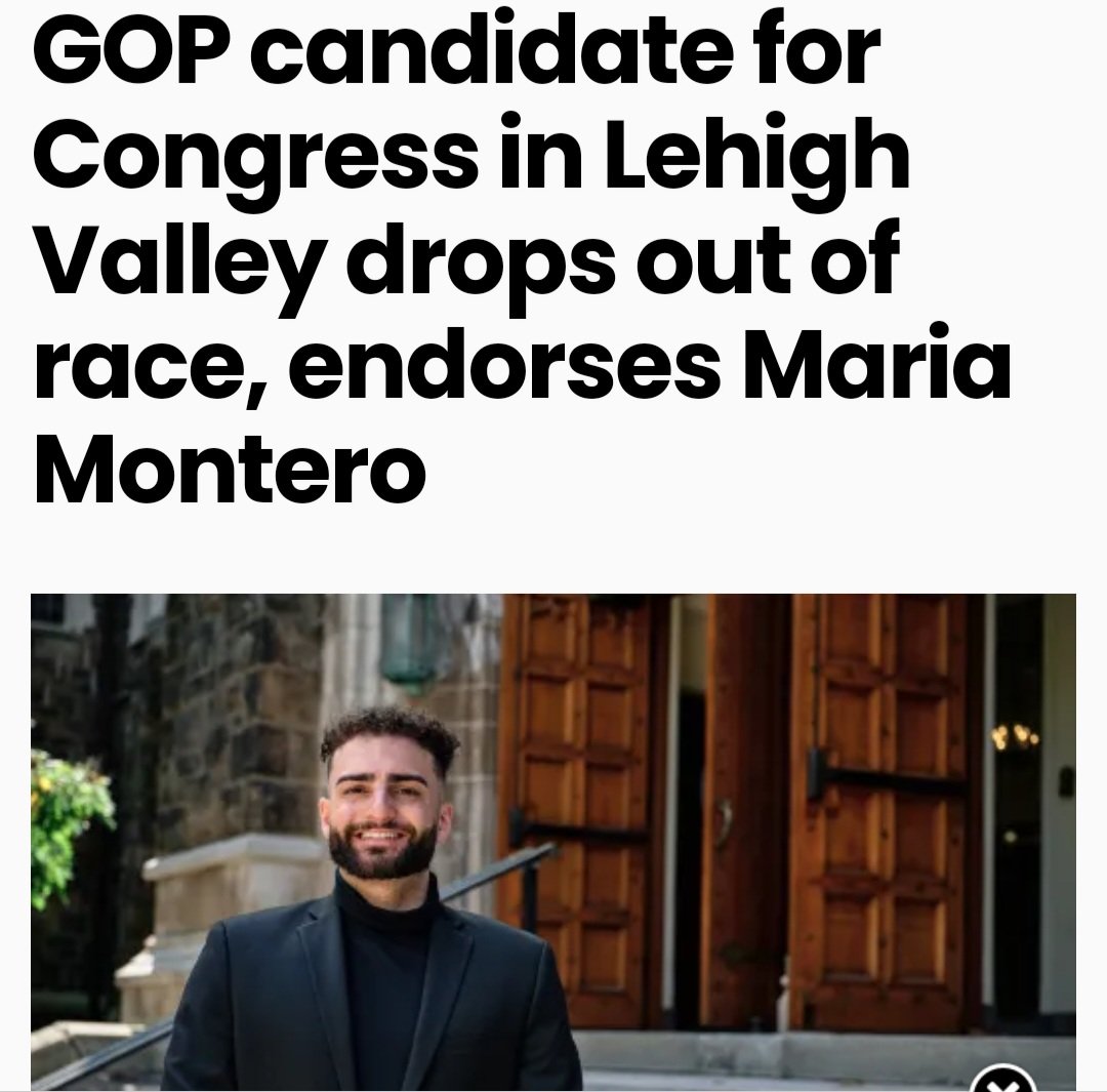 The candidate #AmericaFirst and our friend @MariaMontero_PA received the endorsement of his opponent. Allen Issa Suspends campaign for Congress in Pennsylvania endorsed the strong candidate MARIA MONTERO unifying the party #pagop @PAGOP @GOP @PAHouseGOP