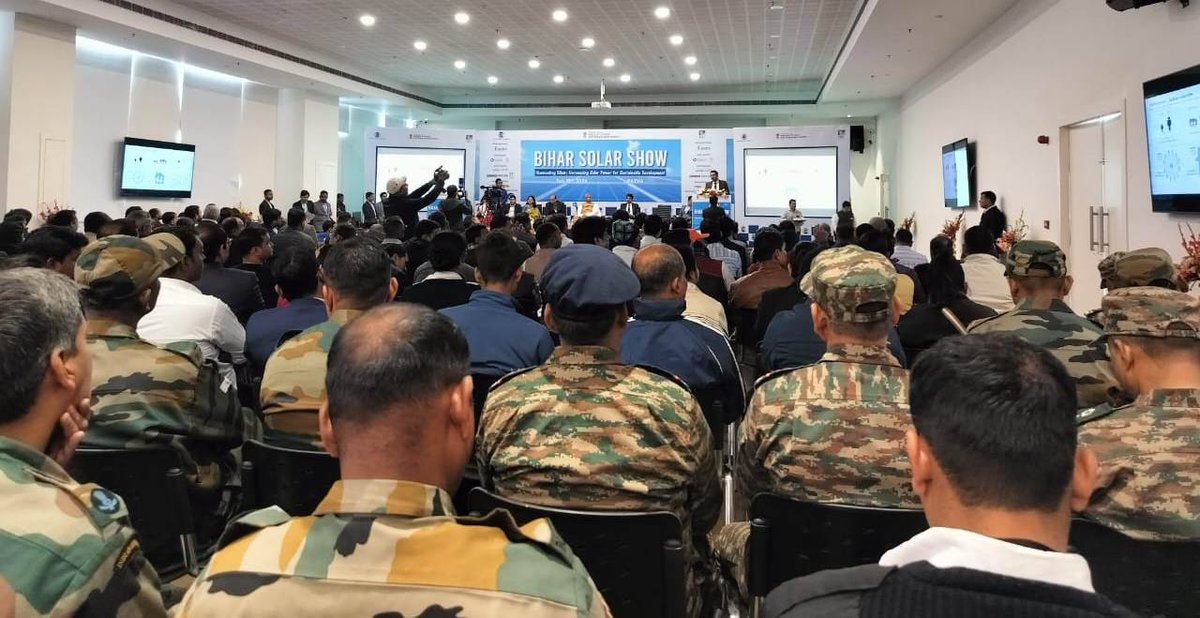 CdacAtc's tweet image. Bihar Solar Show by CII Bihar, steered by Mr. PK Sinha, Astric Group Founder