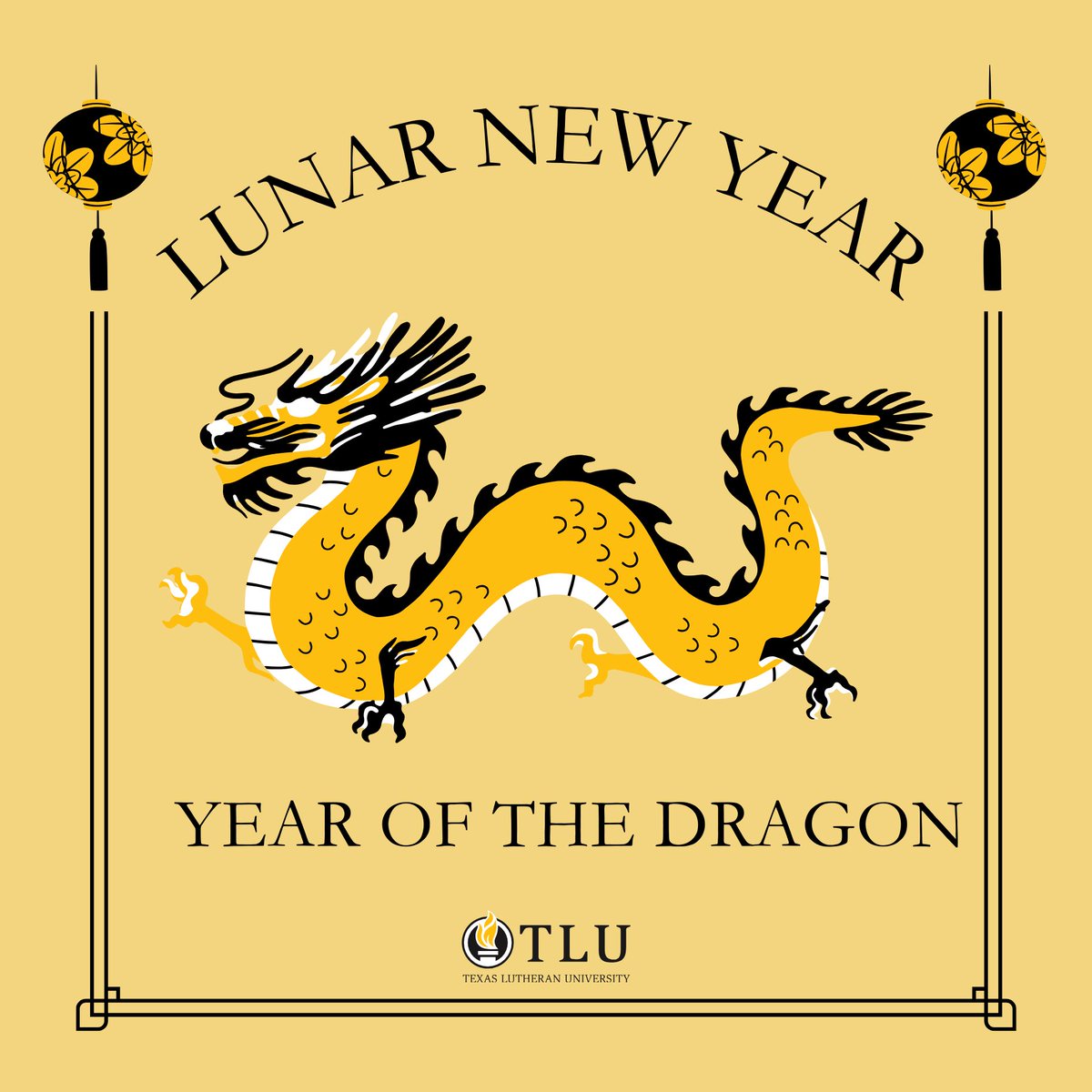 Happy Lunar New Year, Bulldogs, and welcome to the Year of the Dragon! 🐉 The Dragon symbolizes strength, prosperity, and good fortune. We'll take it! So tell us: Do you know which Chinese zodiac sign you were born under? #LunarNewYear #YearOfTheDragon #TLU