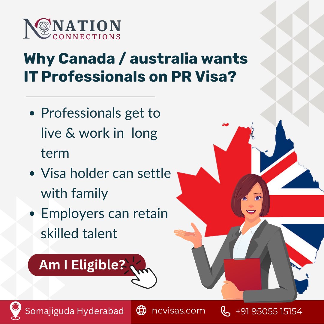 ncvisa's tweet image. Nc Visas is one of the top most immigration consultants in Hyderabad. A number of people travel abroad every year in search of new life. 
Call : +91 95055 15154
Website : ncvisas.com
#immigrationcosultant #studyvisaconsultant #visa #ncvisa #studyvisa #jobsvisa