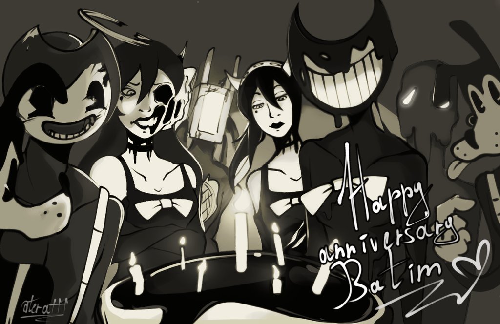 _terafff's tweet image. I want to say thank you to such a wonderful game as "Bendy and the Ink Machine". Seven years ago I started trying my hand at drawing, well, now this year I’m going to go to college to become a designer! :)
This game really means a lot to me
#BENDY #BATIM