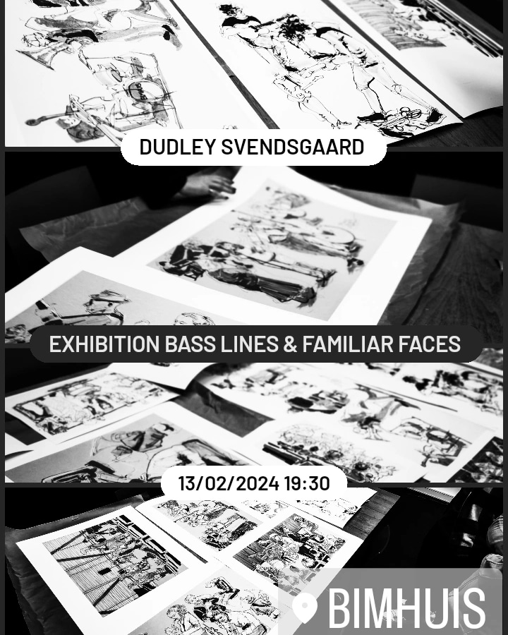 BigDudley's tweet photo. A selection of my sketches from the jazz workshops will be on exhibition at the Bimhuis, with the opening reception at 19:30 on Tuesday the 13th. If you're in Amsterdam come through, check it out!

https://t.co/1GckJOOg1p https://t.co/dSJWe4L05r