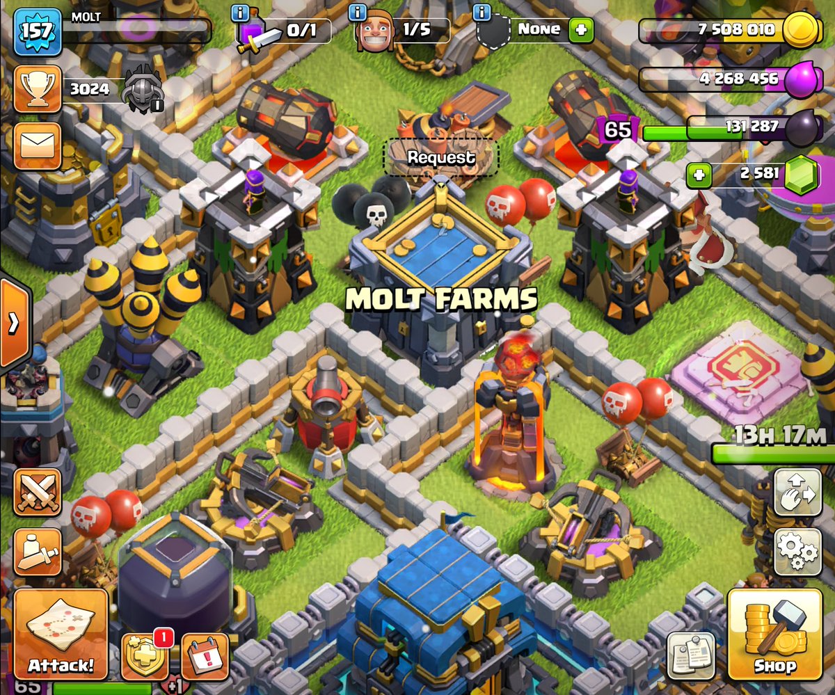 MOLT (@molt_yt) on Twitter photo Gonna take this super chill and just farm. Anyone TH 12 or higher in <a href="/ClashofClans/">Clash of Clans</a> who just wants to farm and chill you're welcome to join. It's been fun getting back into CoC, I'm sure you all can catch me up quick. Gonna take this super chill and just farm. Anyone TH 12 or higher in <a href="/ClashofClans/">Clash of Clans</a> who just wants to farm and chill you're welcome to join. It's been fun getting back into CoC, I'm sure you all can catch me up quick.